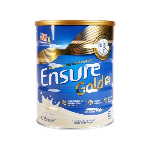 Sữa bột Ensure gold hương vani 850gr